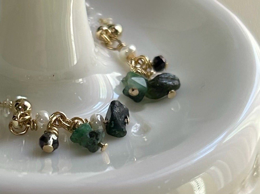 エメラルドの深緑色を見ていたら深い優しさに包まれていることに気付いた。